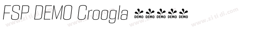 FSP DEMO Croogla 4字体转换 FSP DEMO Croogla 4字体转换